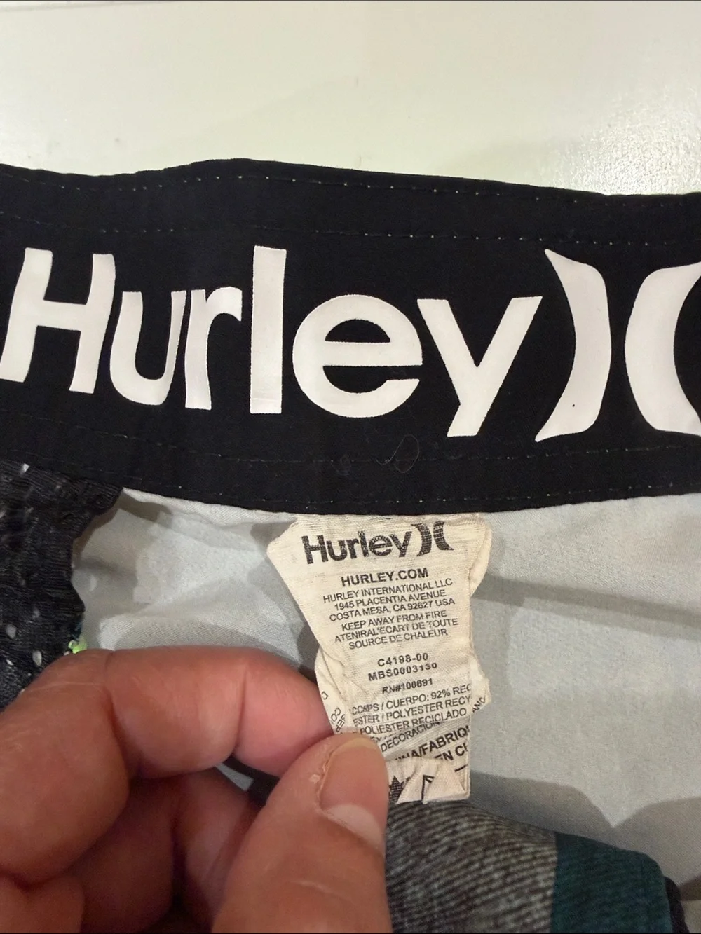 N/A hurley men’s